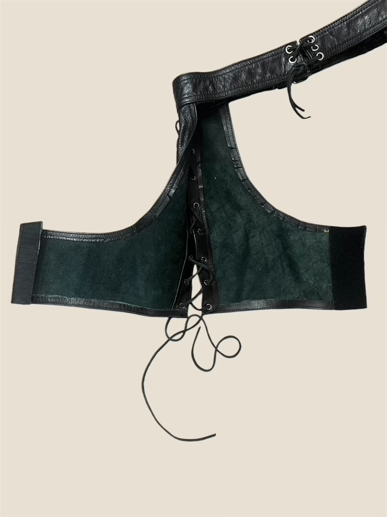 Vintage Leather Short Chaps