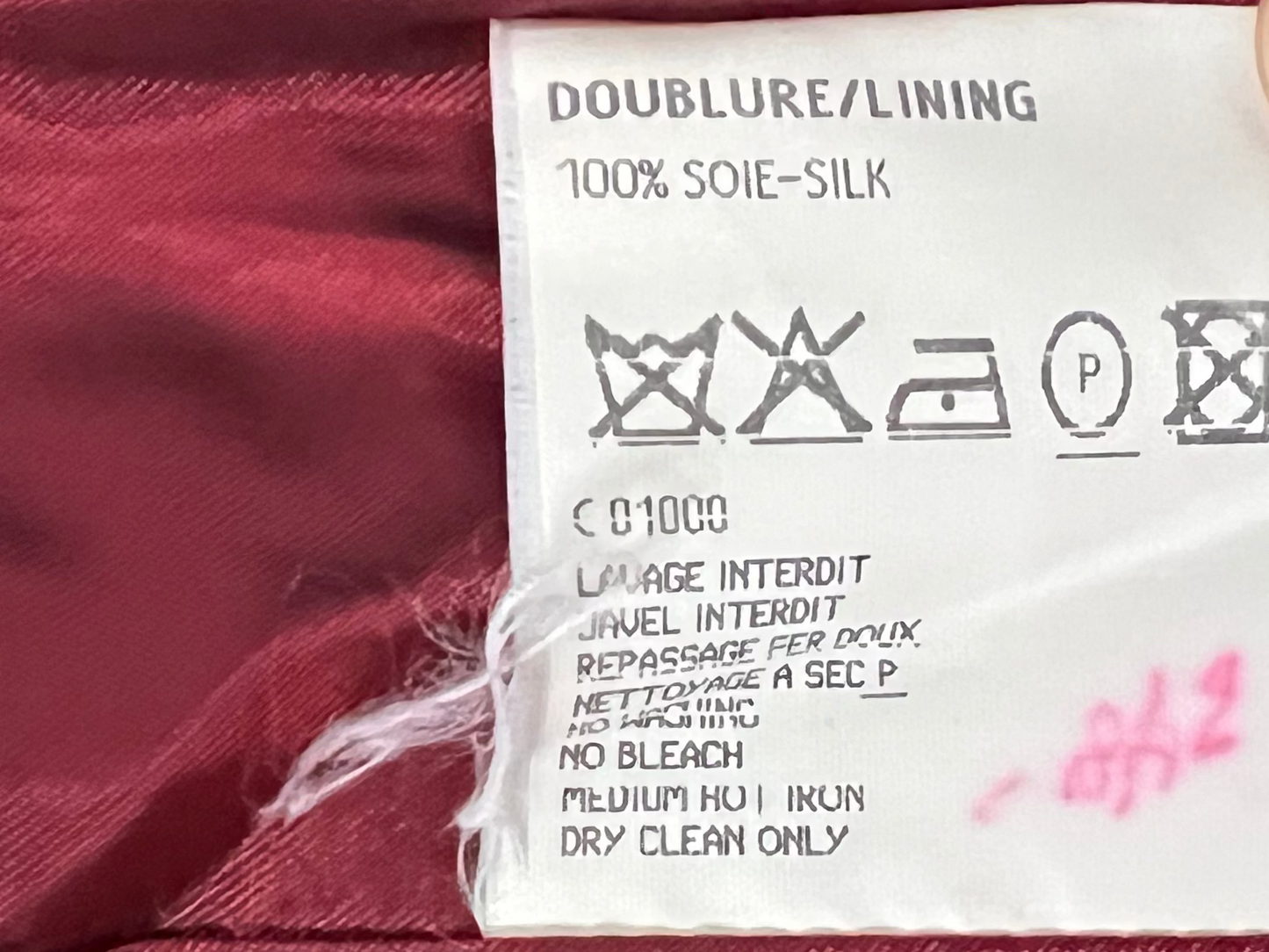 Vintage YSL Yves Saint Laurent Deep Red Velvet Blazer Size 36 XS/S