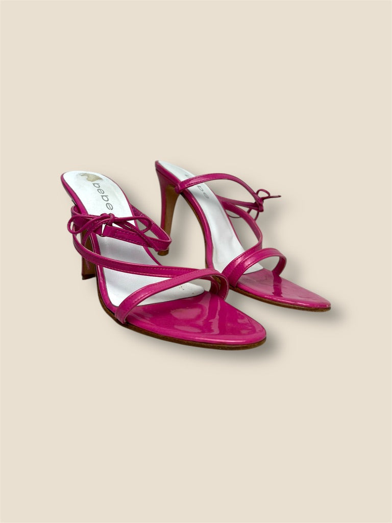 Vintage Y2K Pink BEBE Sandal Heels