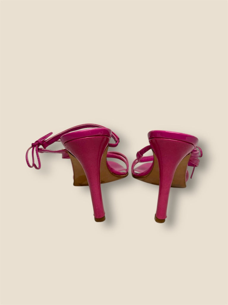 Vintage Y2K Pink BEBE Sandal Heels