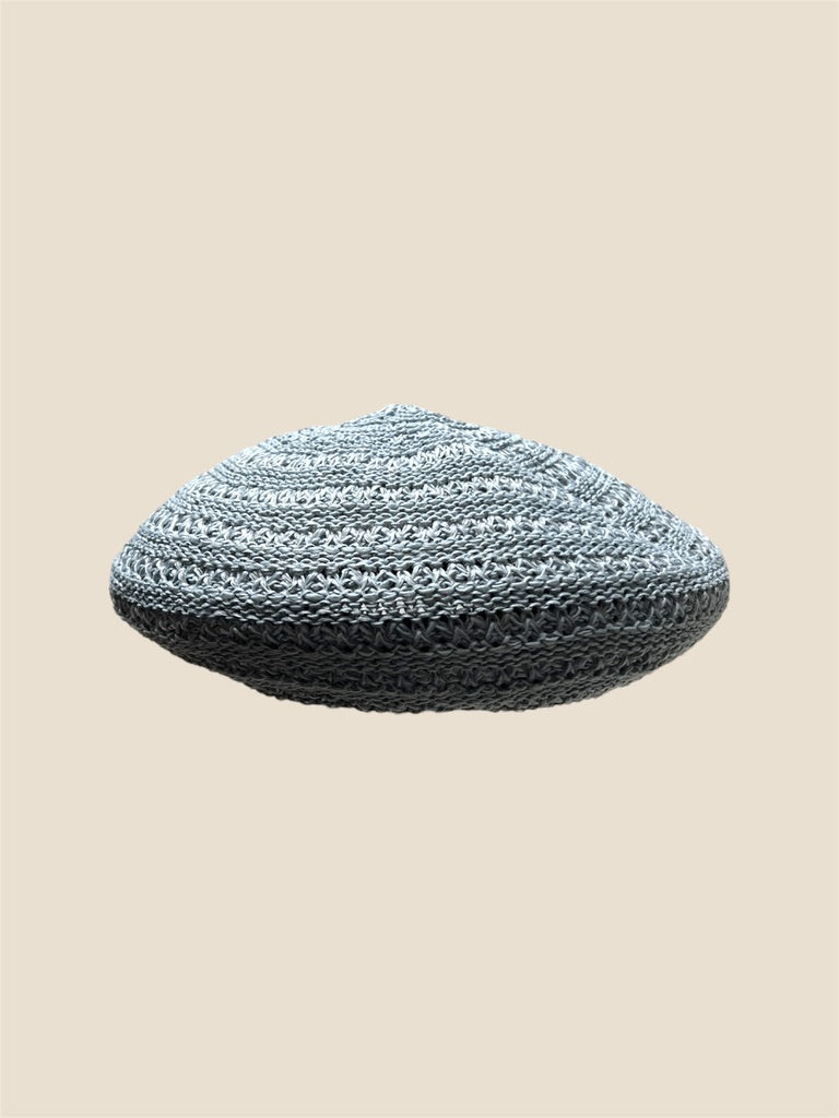 Vintage Powder Blue Crochet Beret