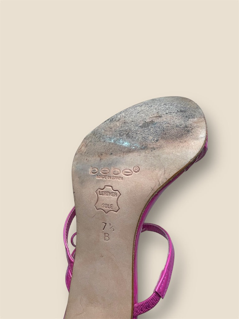 Vintage Y2K Pink BEBE Sandal Heels