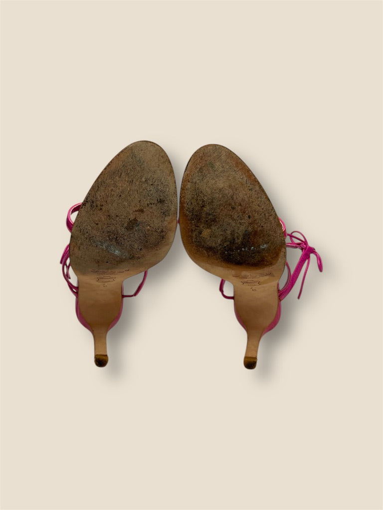 Vintage Y2K Pink BEBE Sandal Heels