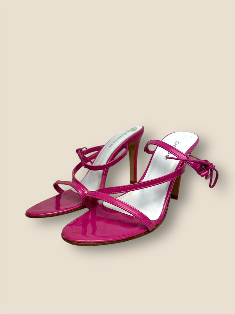 Vintage Y2K Pink BEBE Sandal Heels