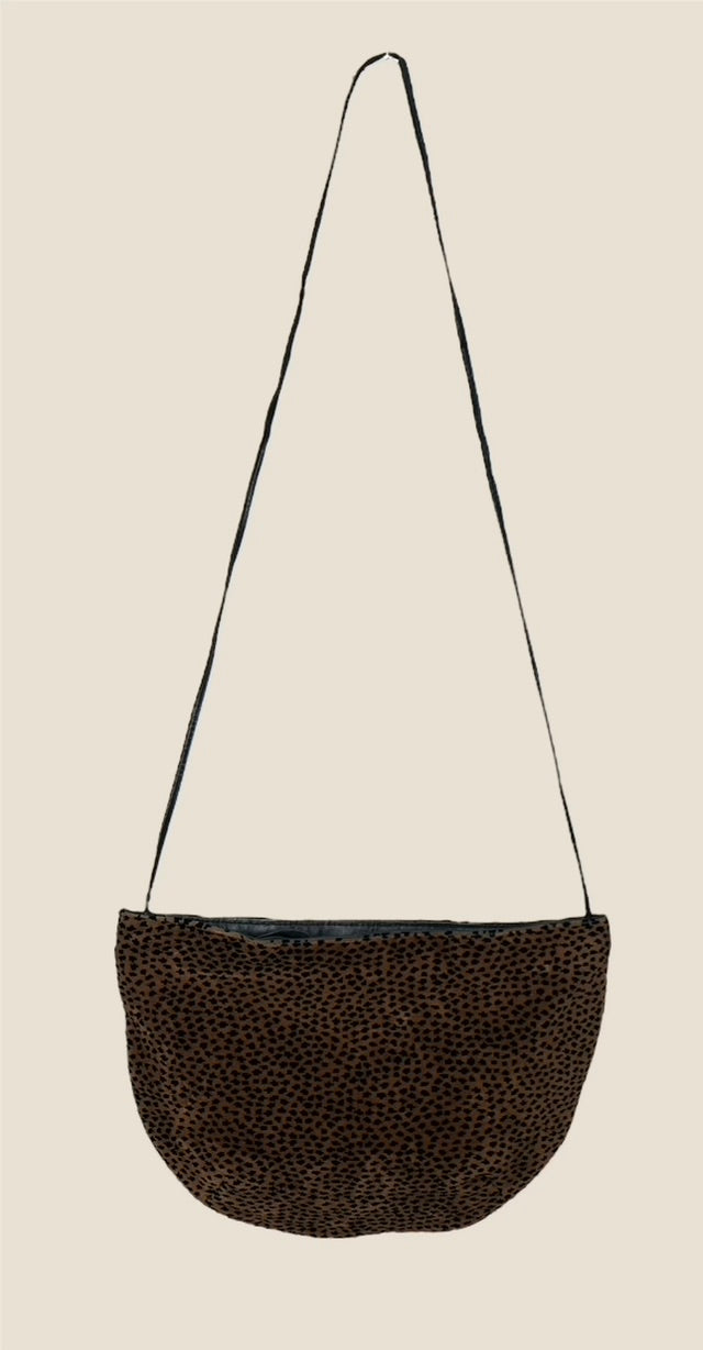 Vintage Leopard Print Cross Body Purse