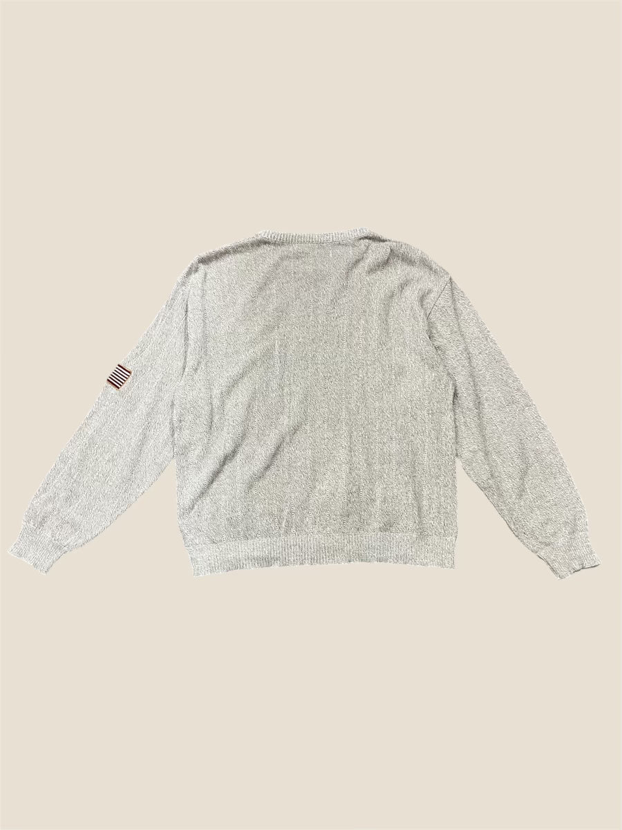 Vintage Unisex Knitted Eagle Sweater