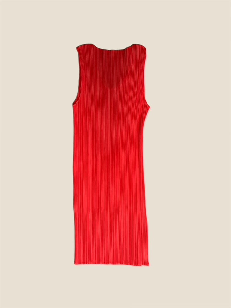 Vintage Pleats Please Pleated Long Line Top
