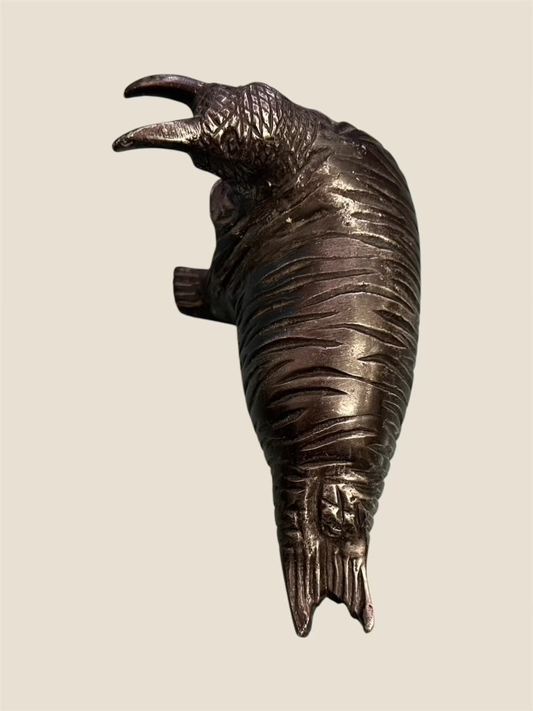Vintage Metal Walrus Figure
