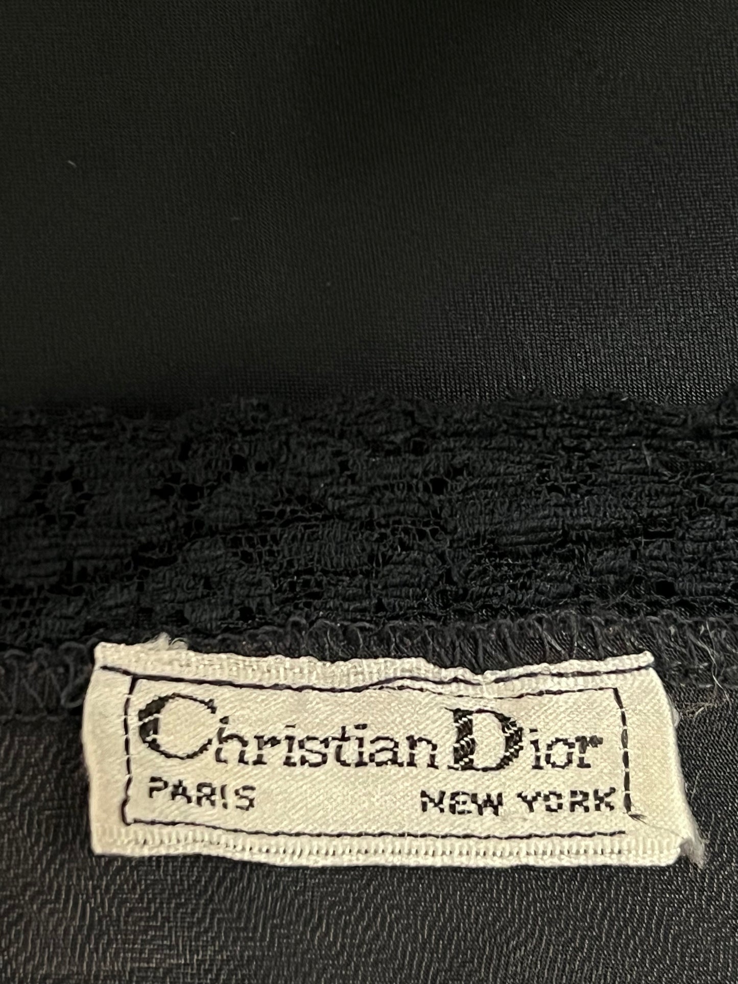 Vintage Christian Dior Lace Nylon Camisole