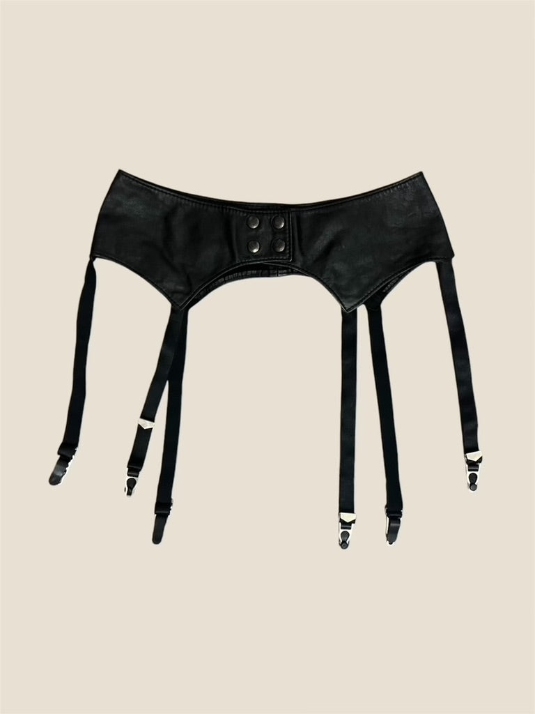 Vintage Leather Garter Belt