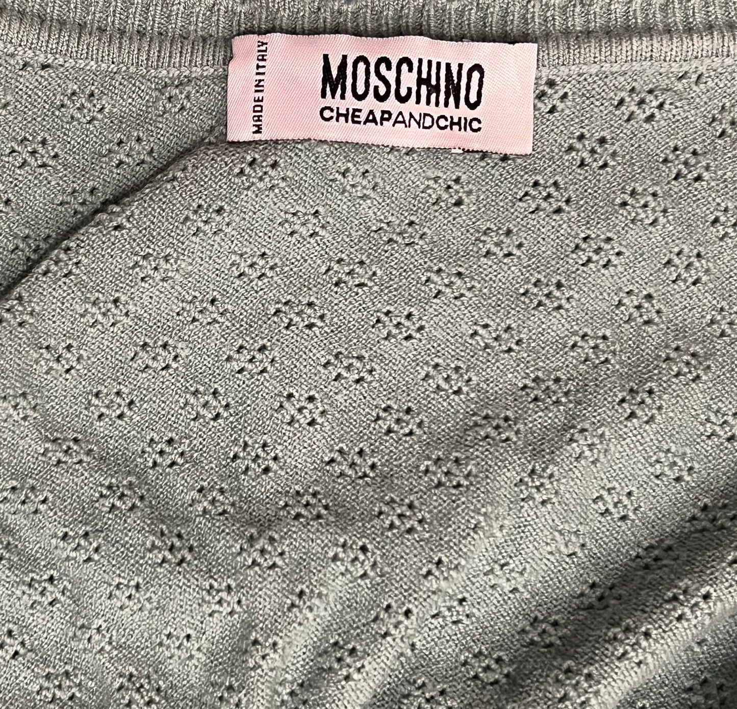 Y2K Vintage Cheap & Chic Moschino Knit Tank Top