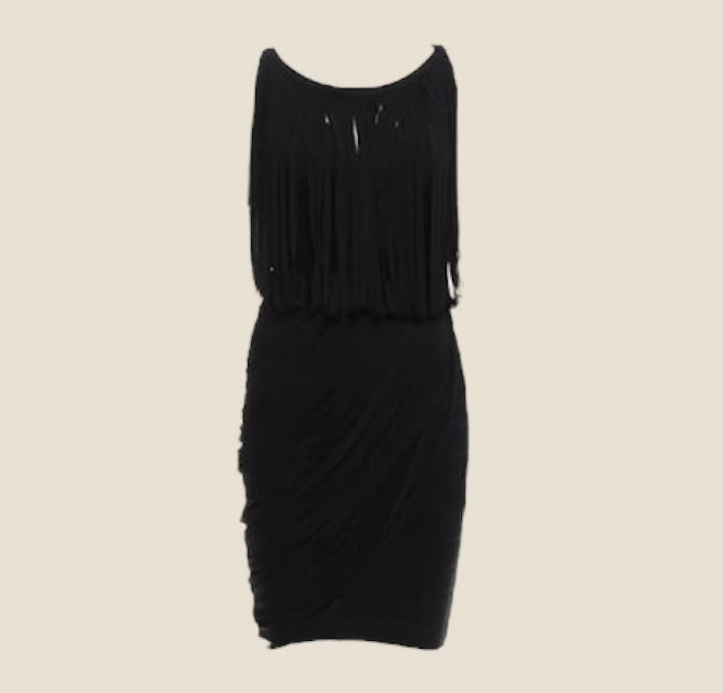 Authentic Black Herve Leger Mini Dress