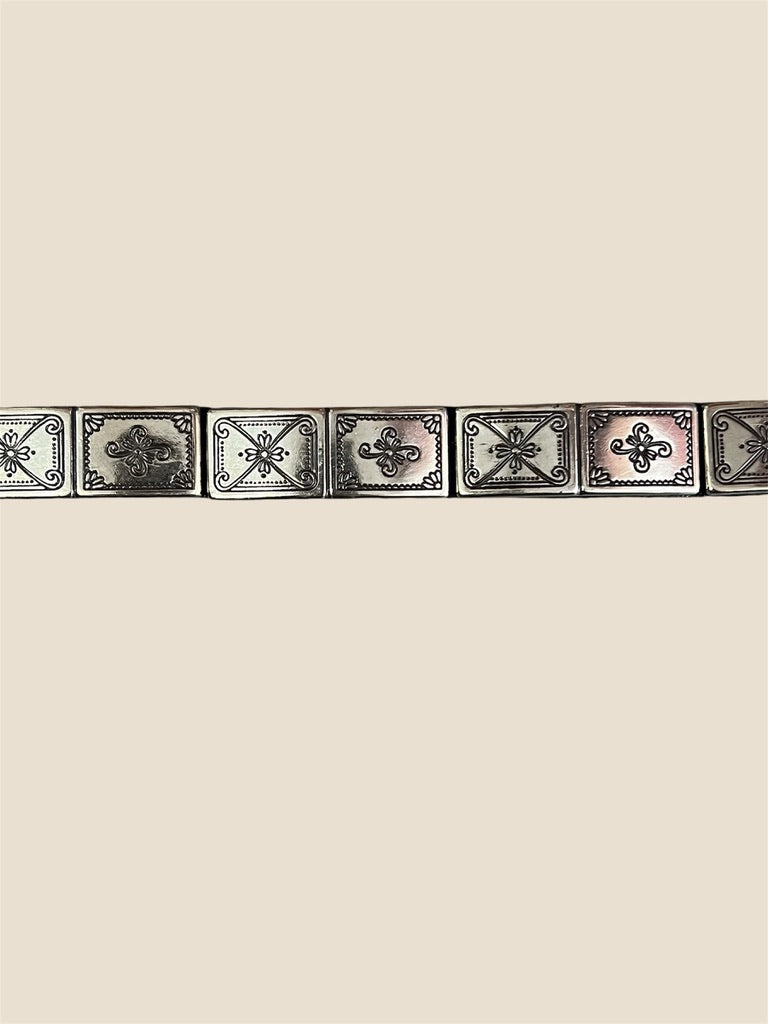 90s Brighton Metal Detail Leather Belt