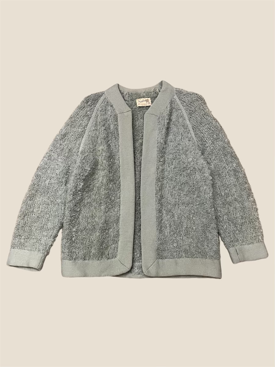 Vintage 1960s Mid-Century Modern Cardigan