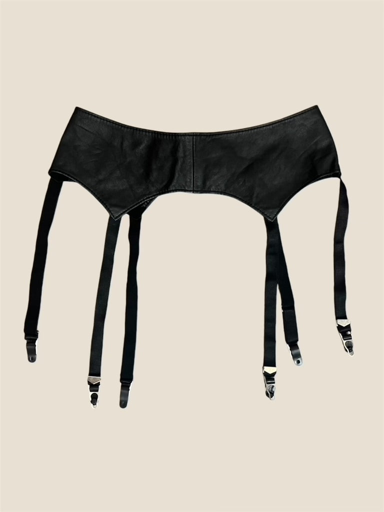 Vintage Leather Garter Belt