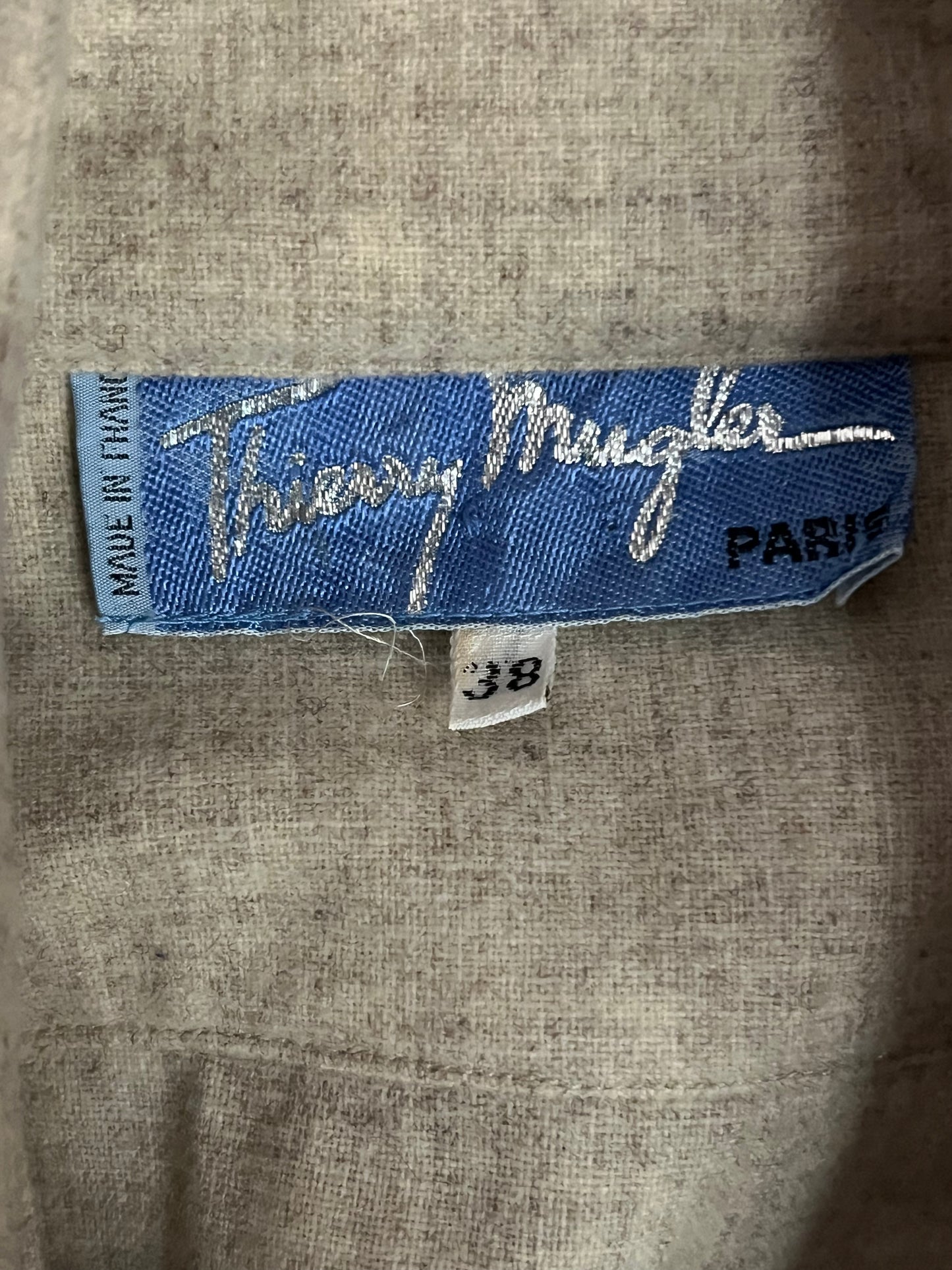 1980s Therry Mugler Wool A-Line Coat