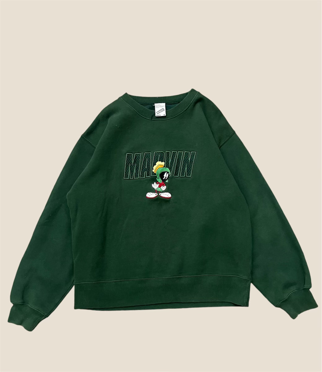 Vintage Embroidered Marvin the Martian Sweater