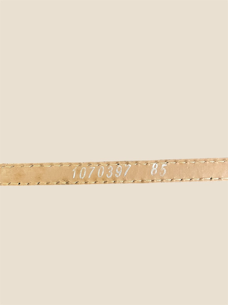 Black Leather Brazilian Brand Belt