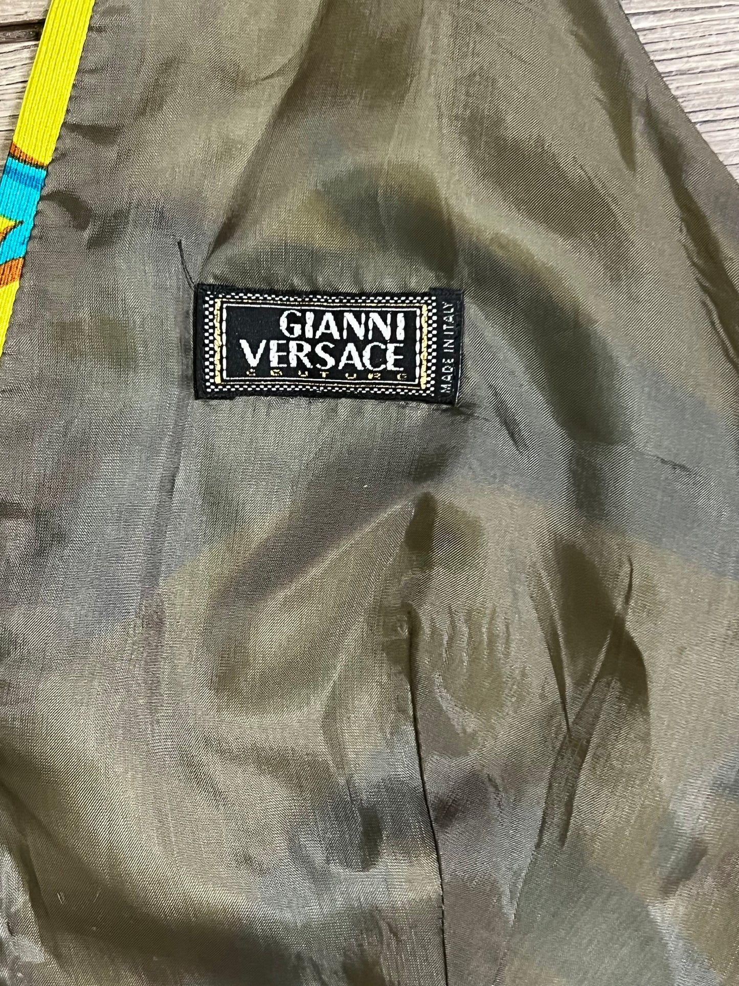 Vintage Silk Gianni Versace Halter Vest