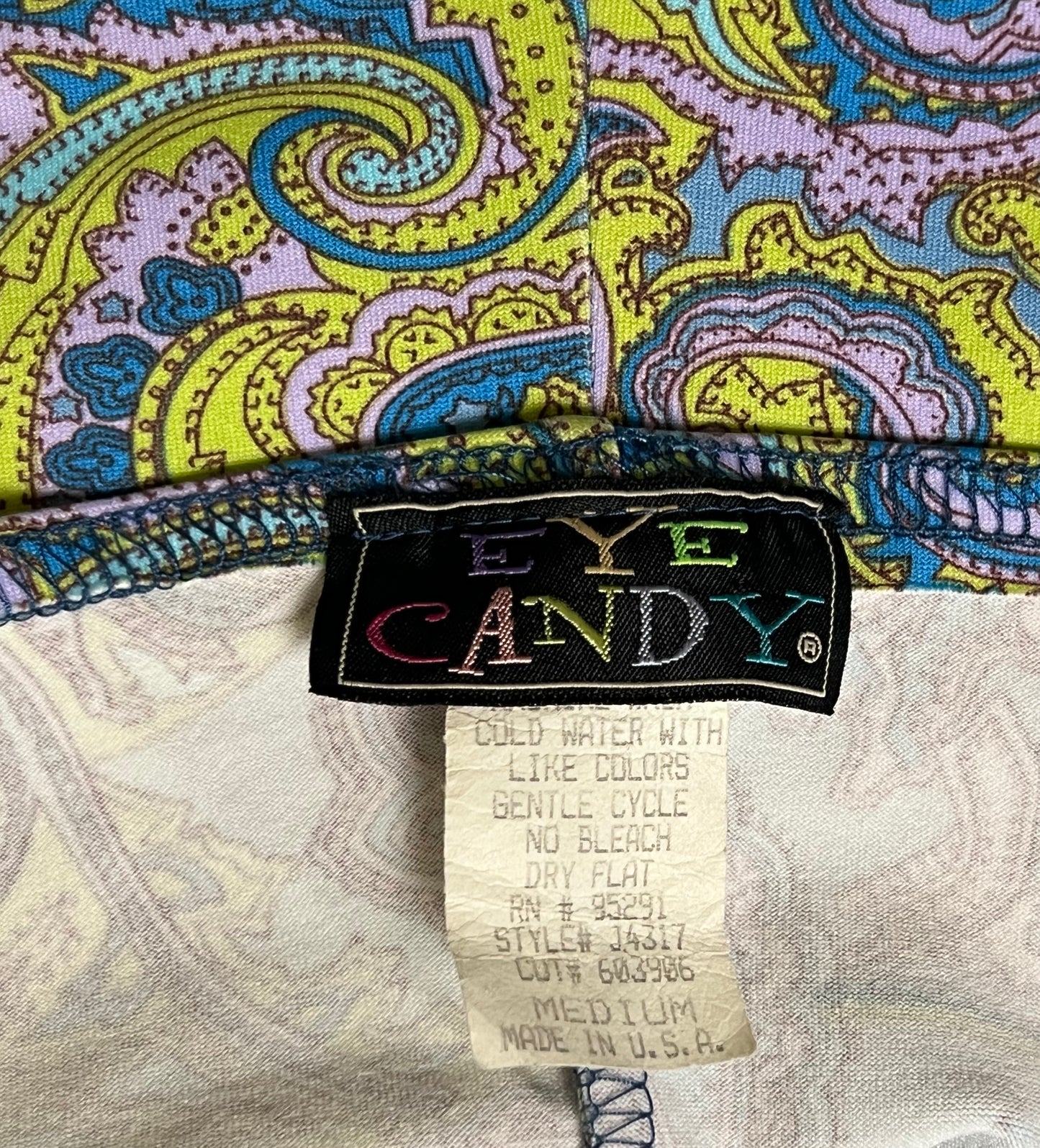 Y2K EYE CANDY Paisley Halter Mini Dress