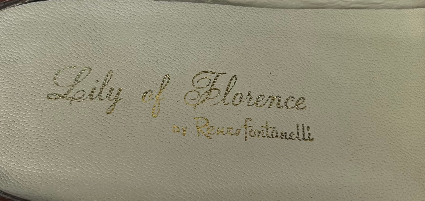 Vintage Lily of Florence by Renzo Fontanelli Loafer Slides