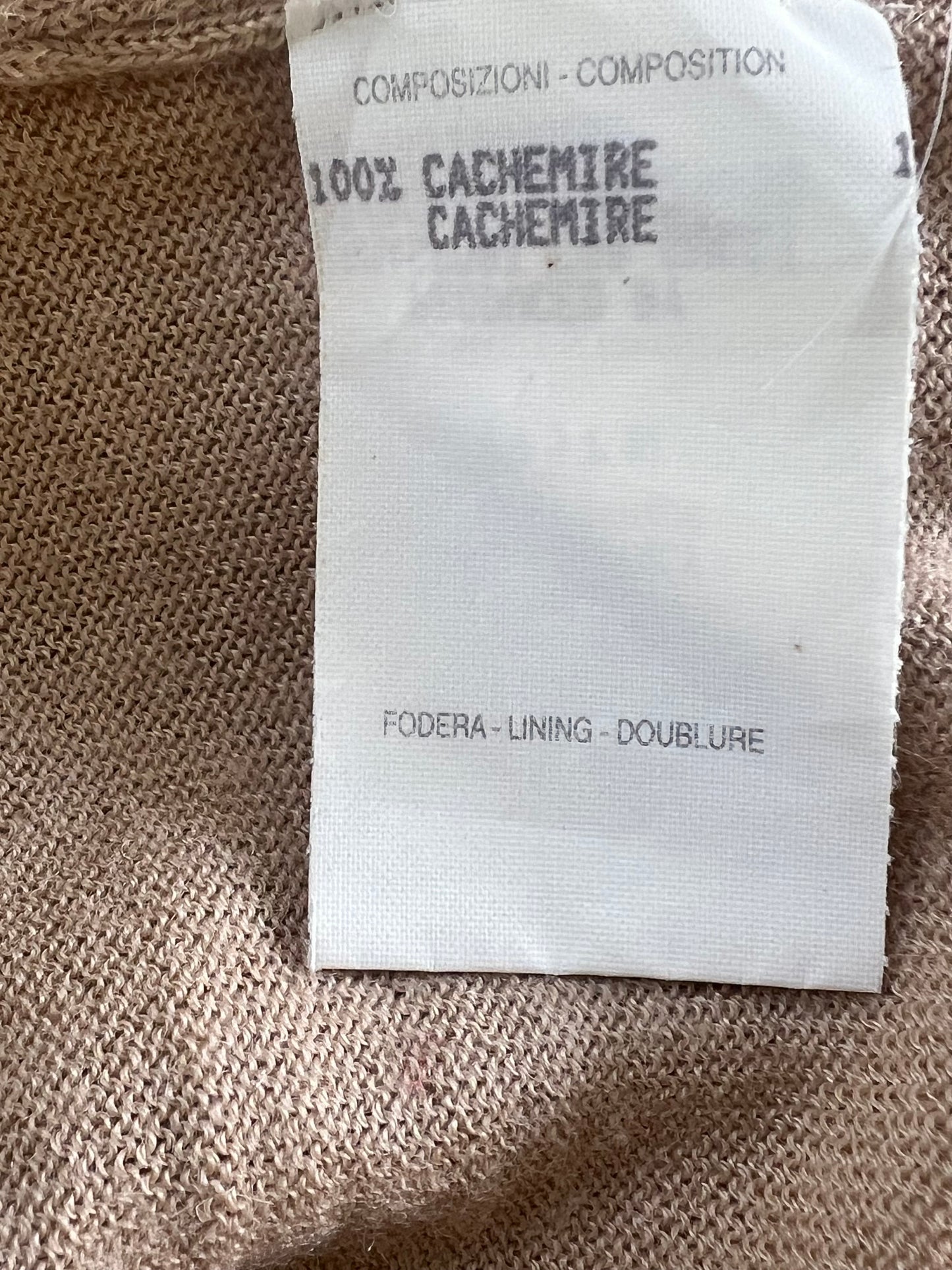 Authentic Vintage Cashmere Gucci Vest