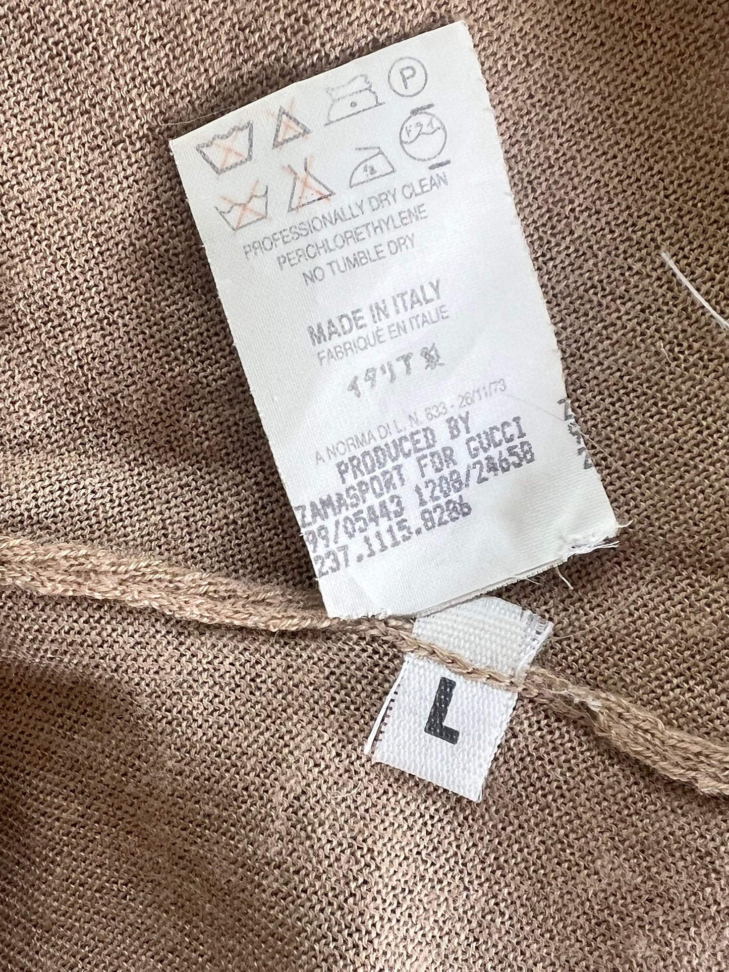 Authentic Vintage Cashmere Gucci Vest