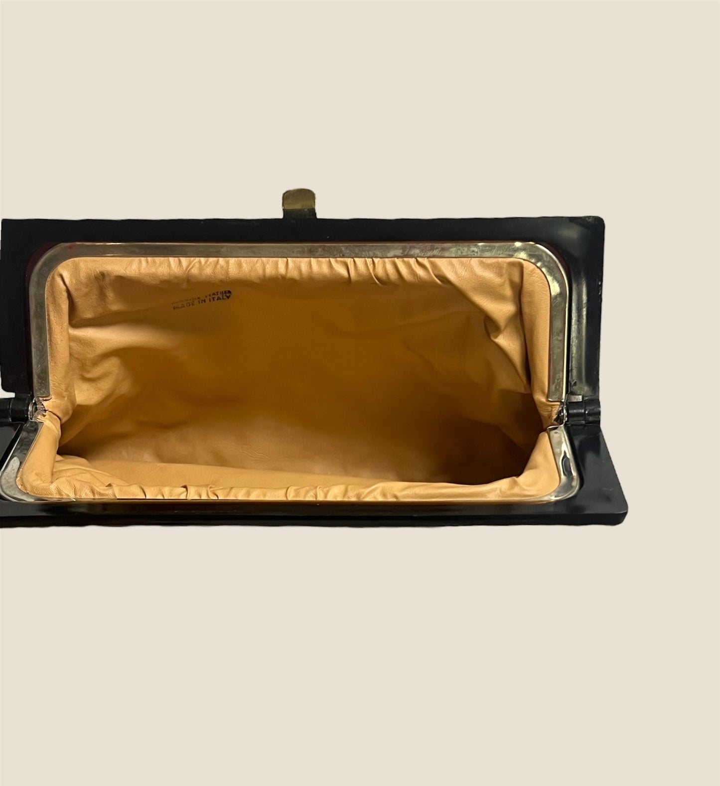 Vintage Suede Leather Clutch Bag