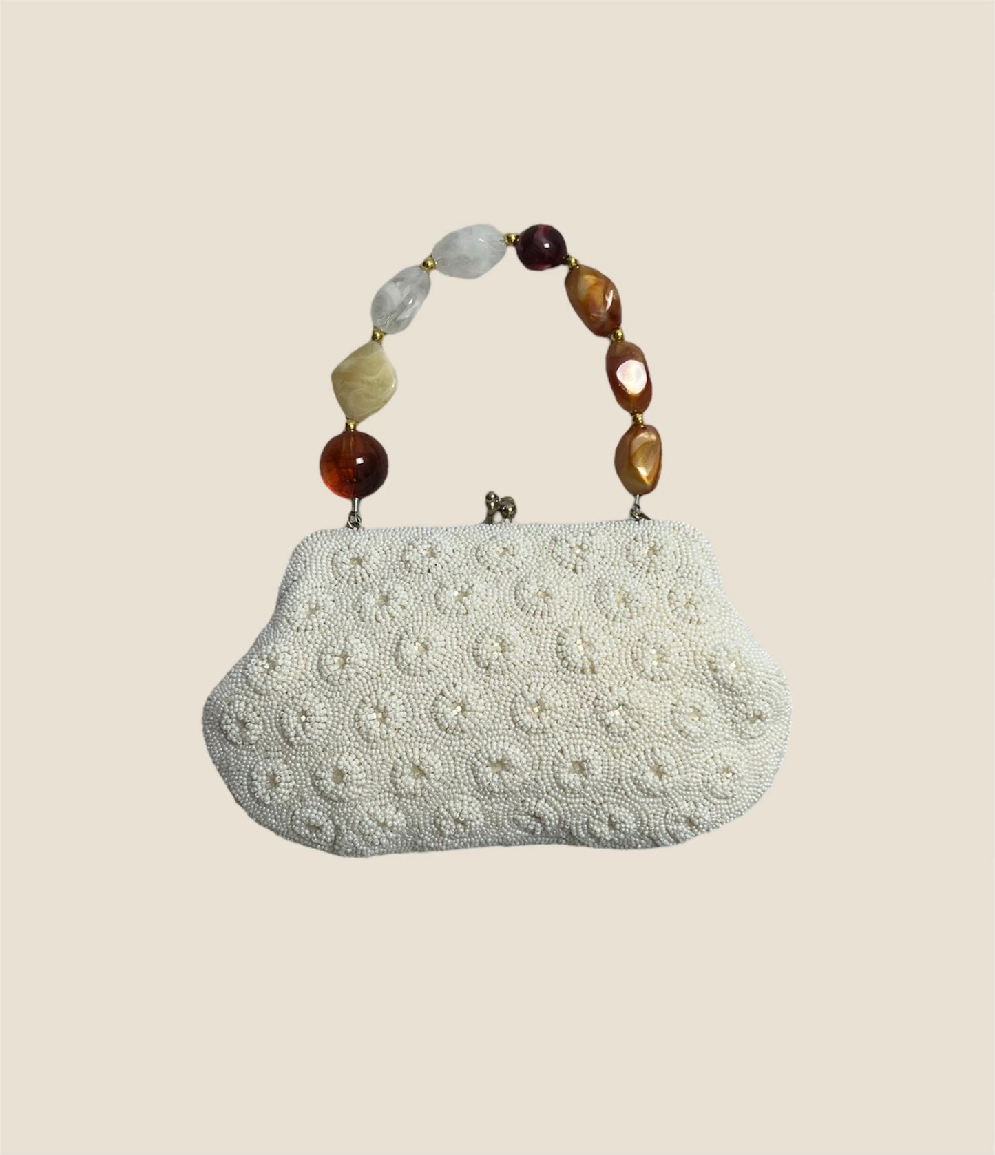 Vintage Handmade Beaded Clutch