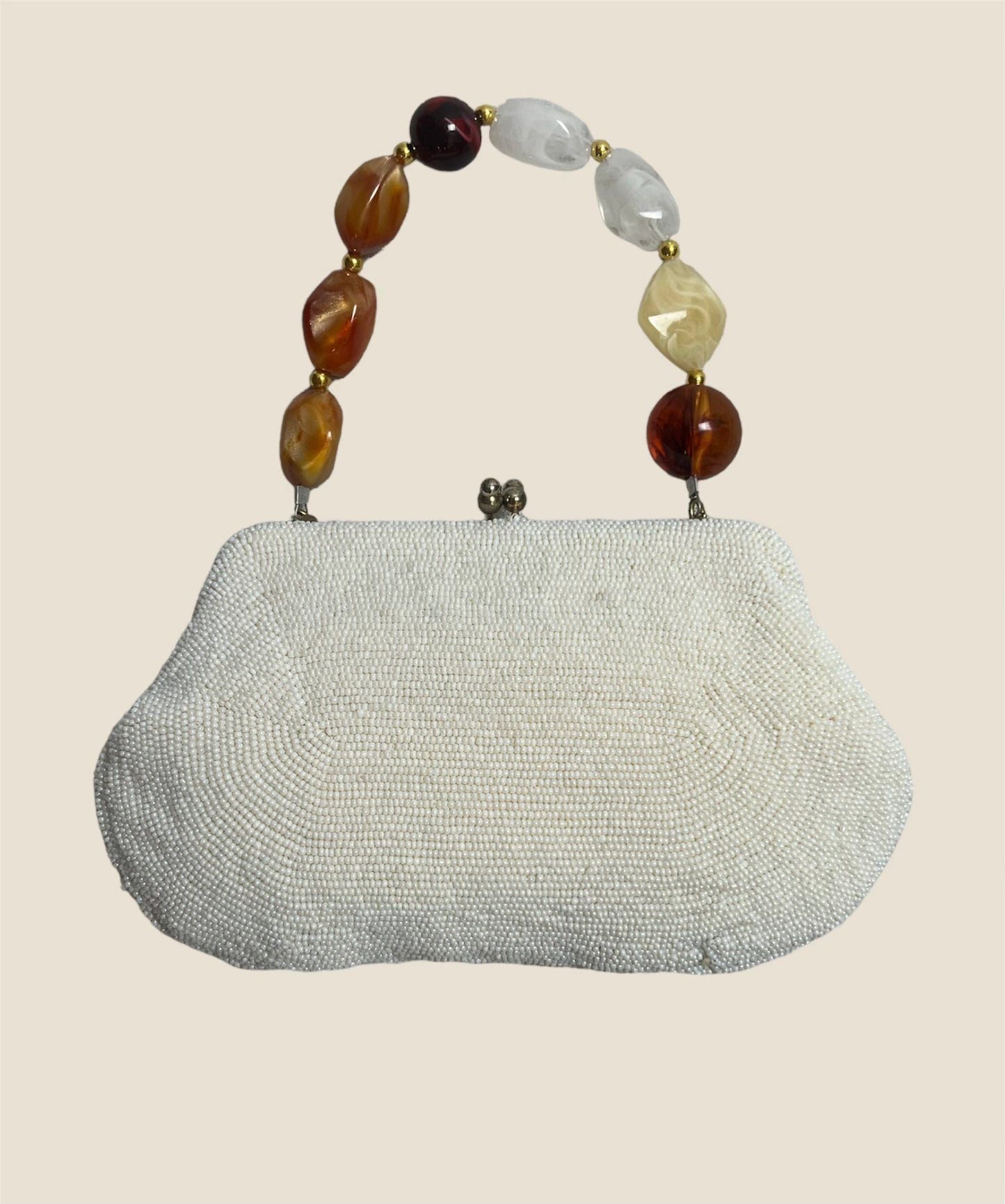 Vintage Handmade Beaded Clutch
