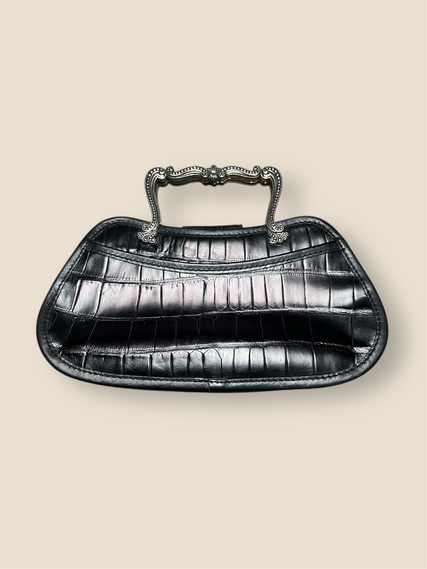 Brighton Metal Top Handle Mini Purse