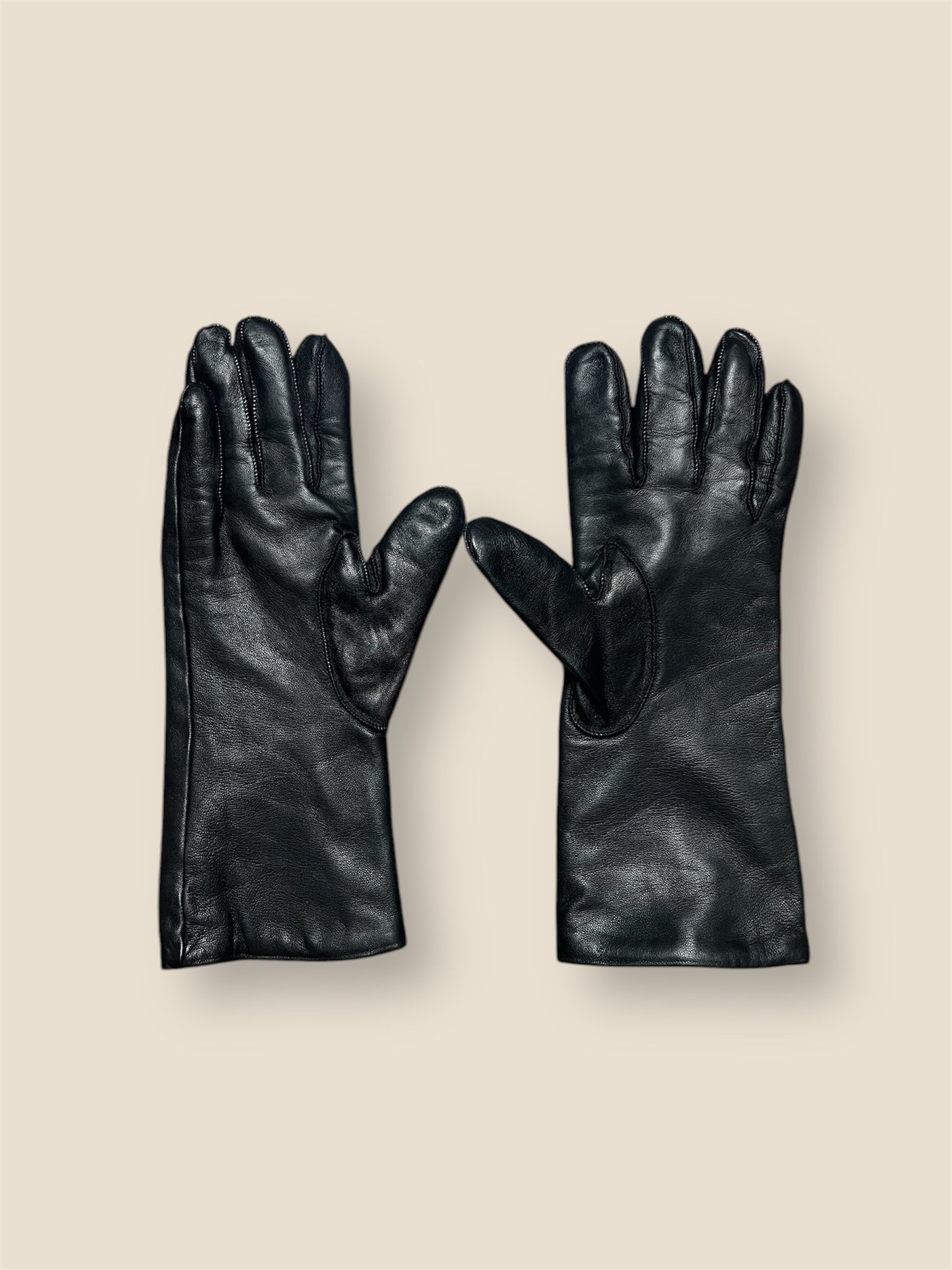 Leather & Cashmere Lined Coach Gloves