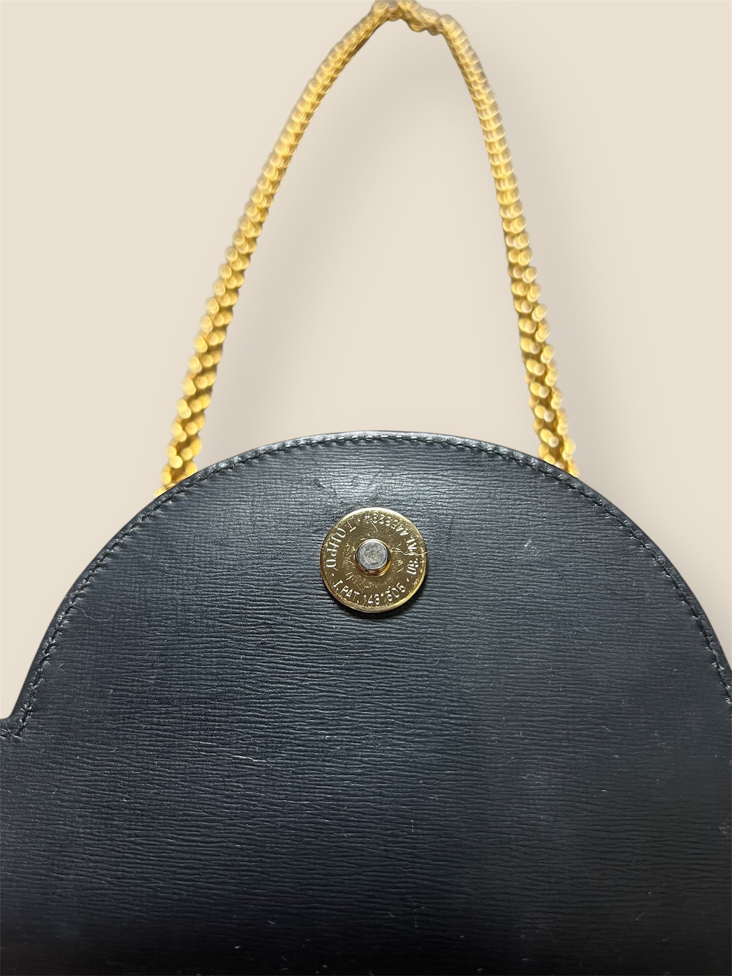 Vintage Paloma Picasso Black Leather Purse