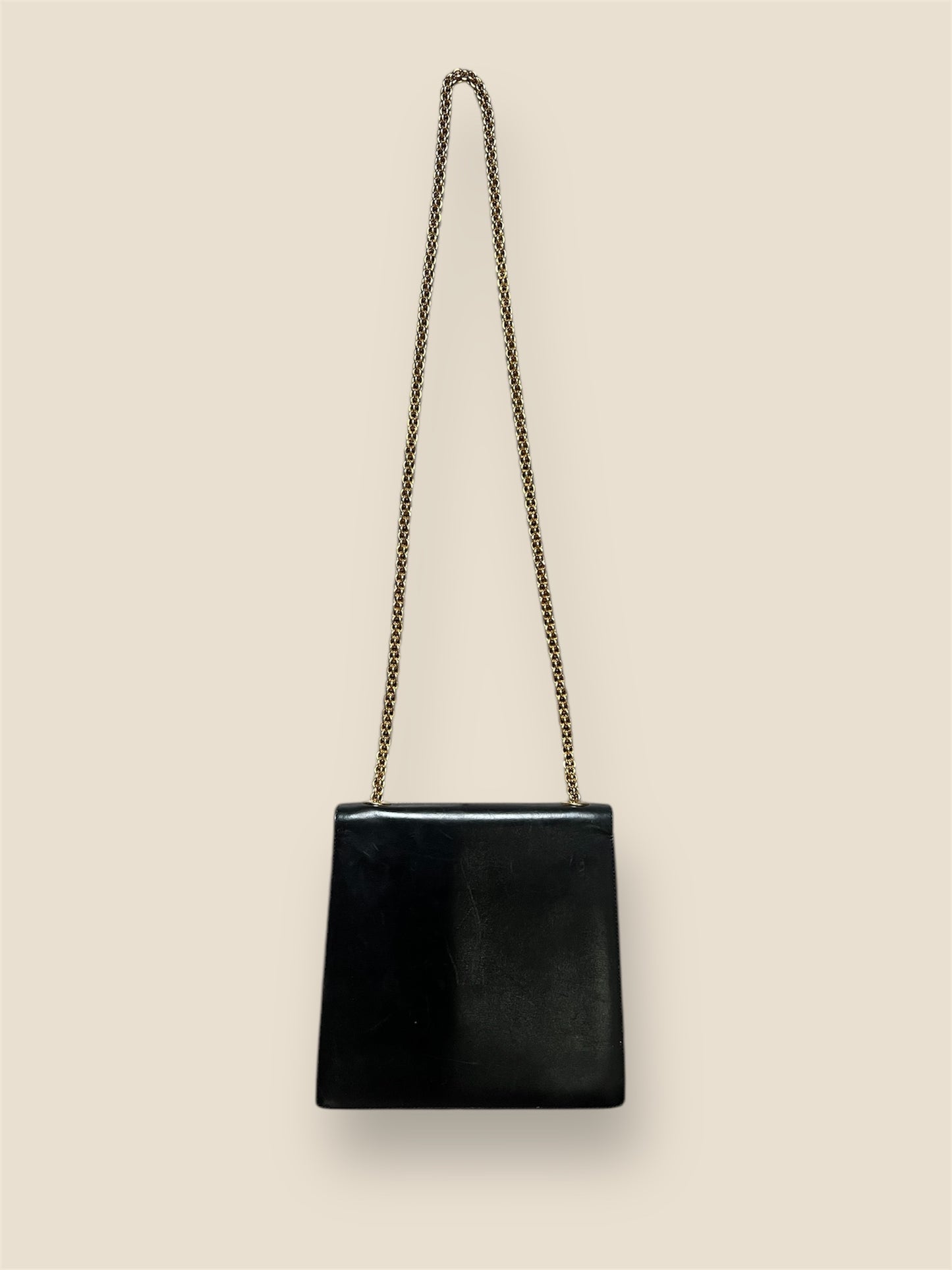 Vintage Paloma Picasso Black Leather Purse