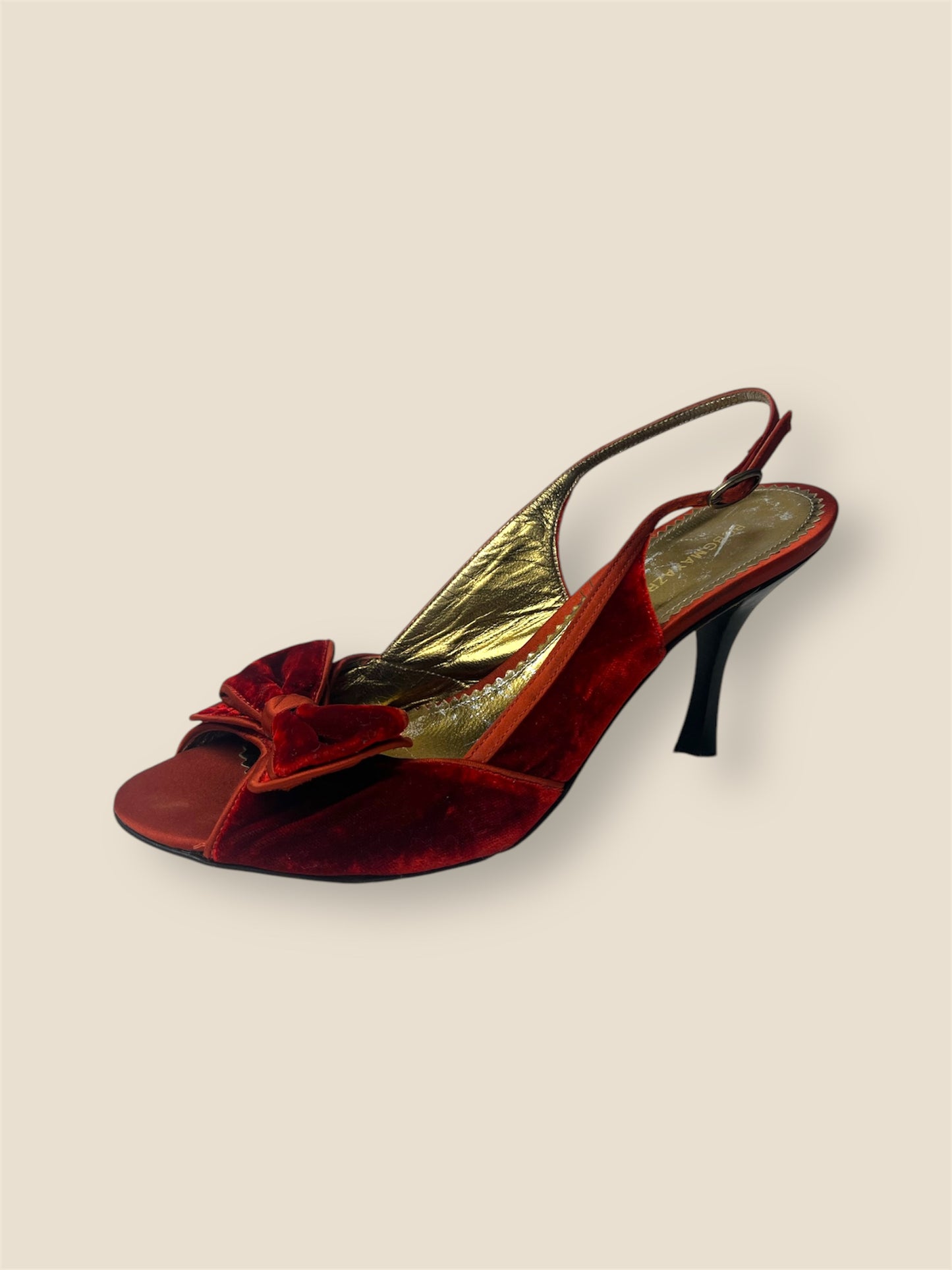 Vintage Y2K BCBG Velvet Heels