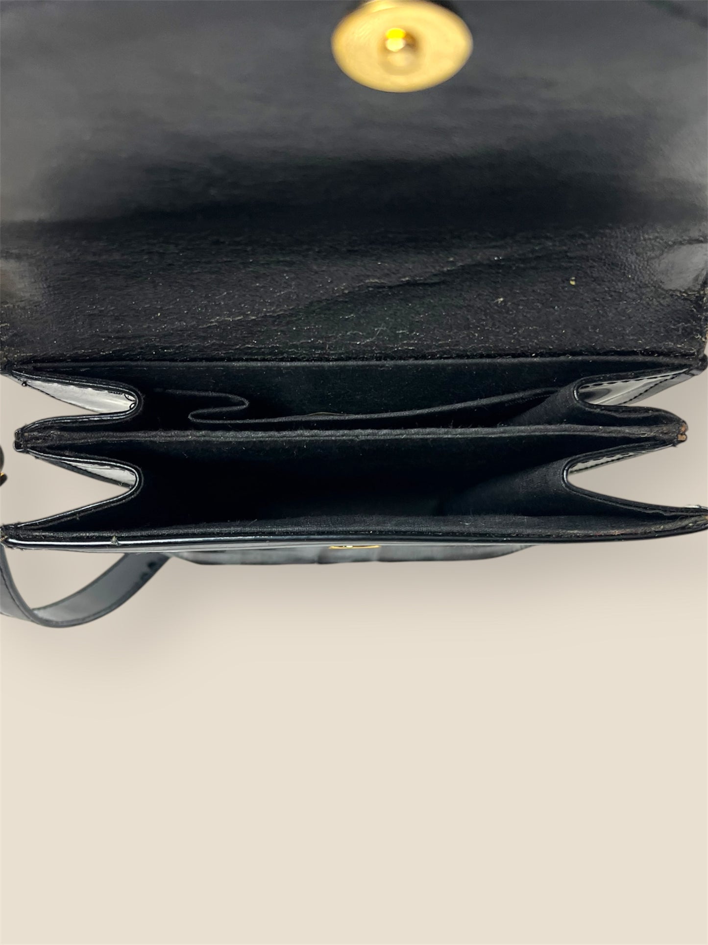Vintage Paloma Picasso Black Leather Purse