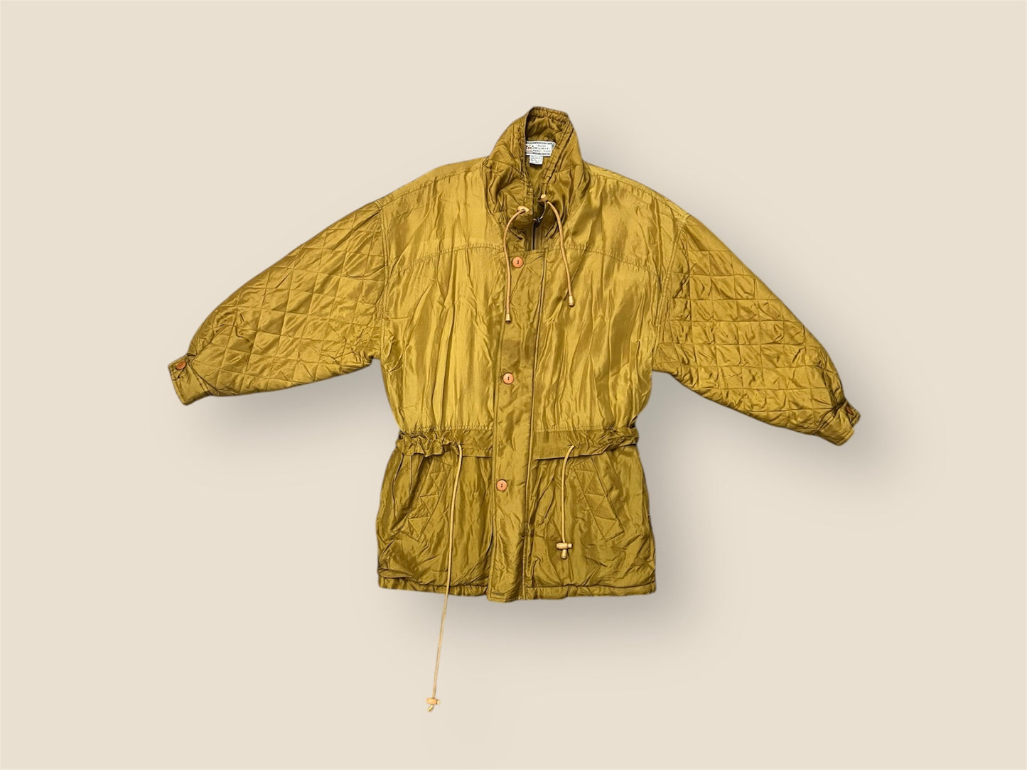 Vintage Gold Paolo Gucci Silk Jacket