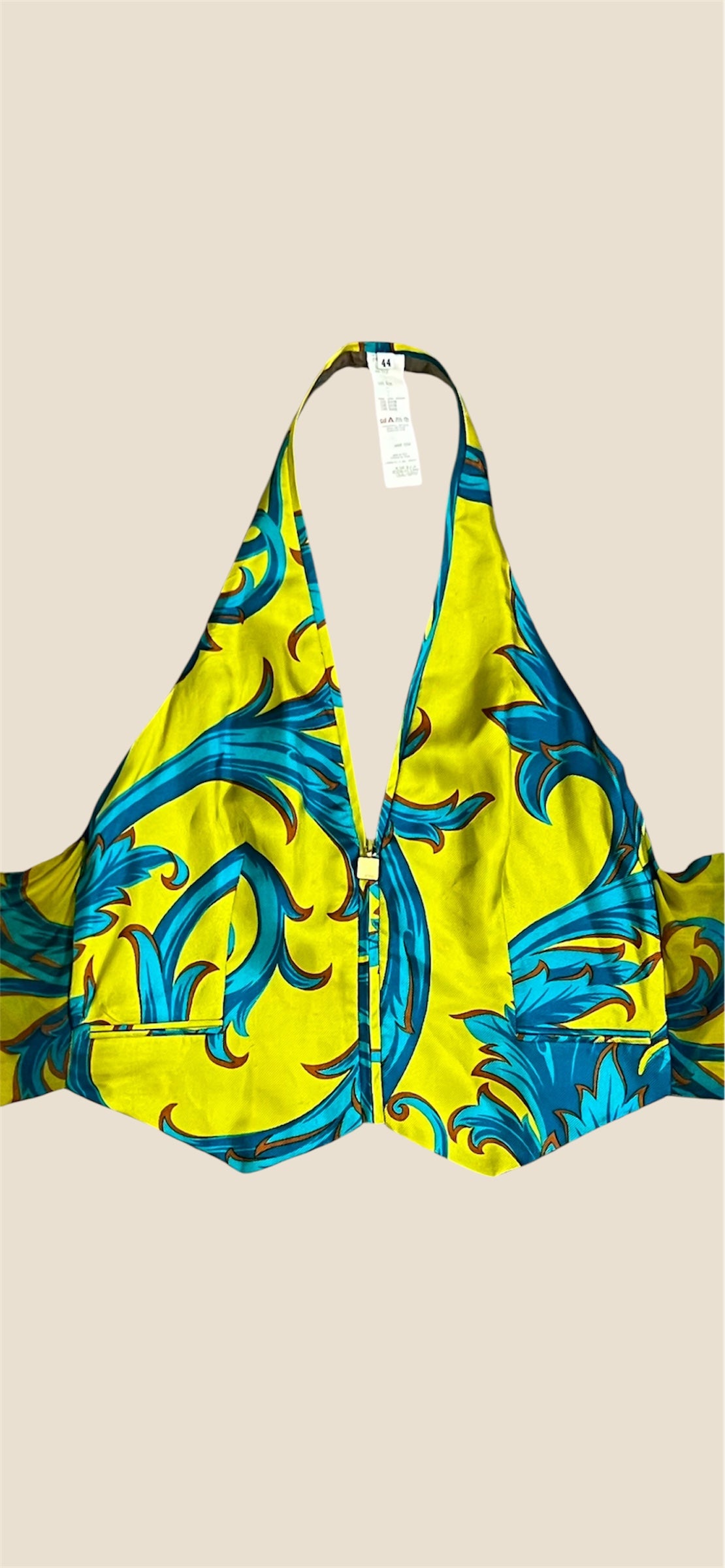 Vintage Silk Gianni Versace Halter Vest