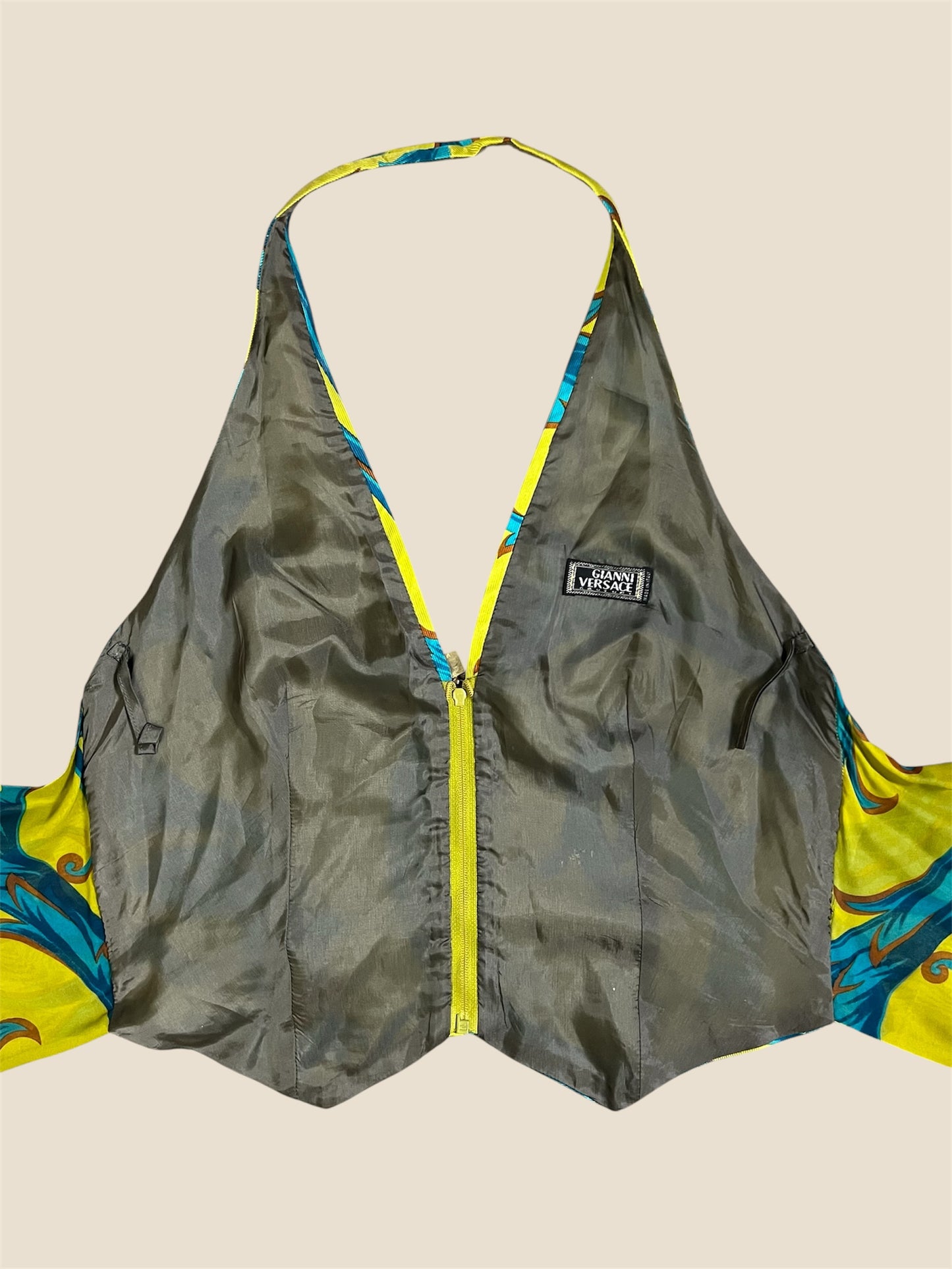 Vintage Silk Gianni Versace Halter Vest