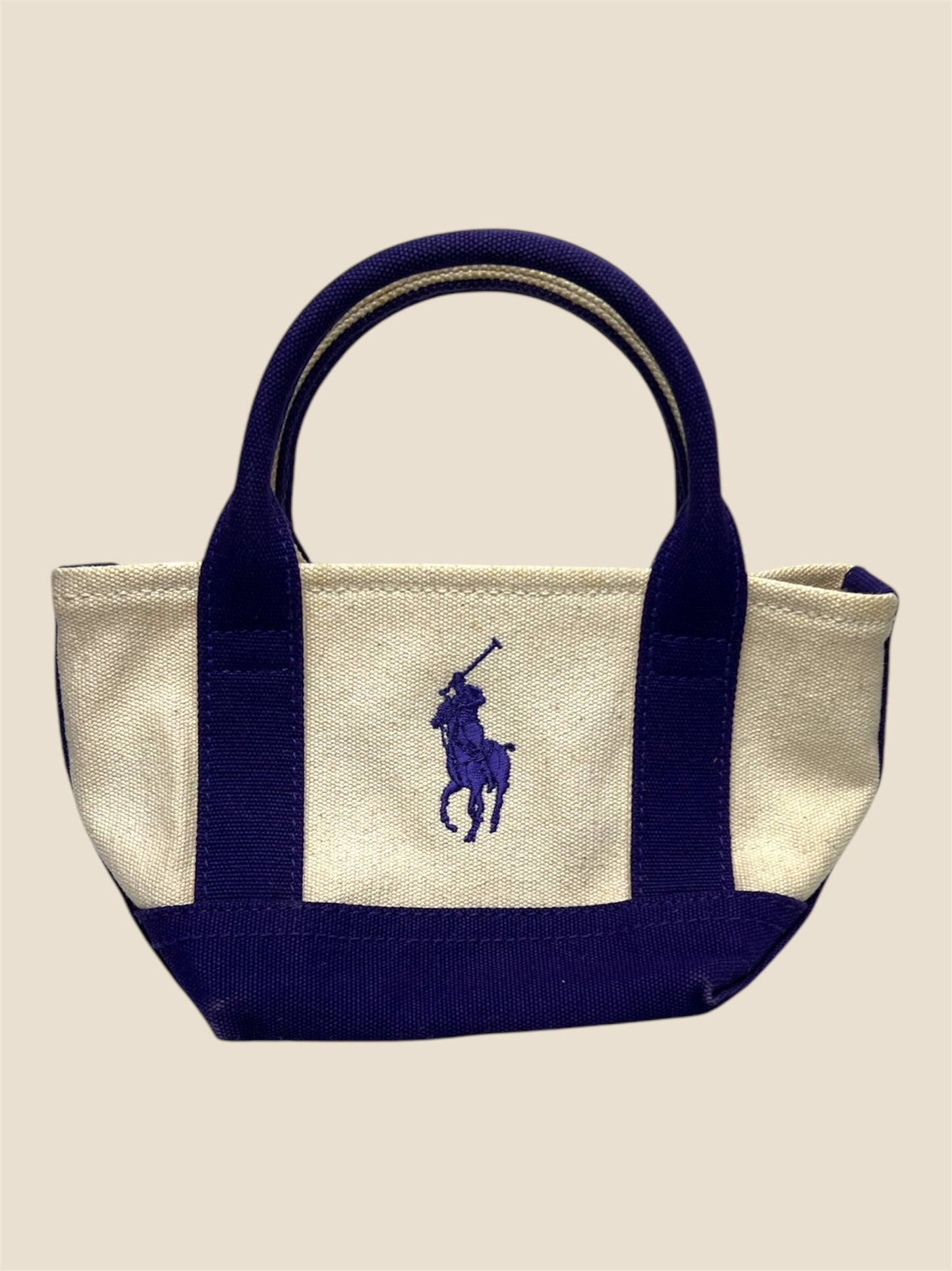 Ralph Lauren Micro Canvas Tote