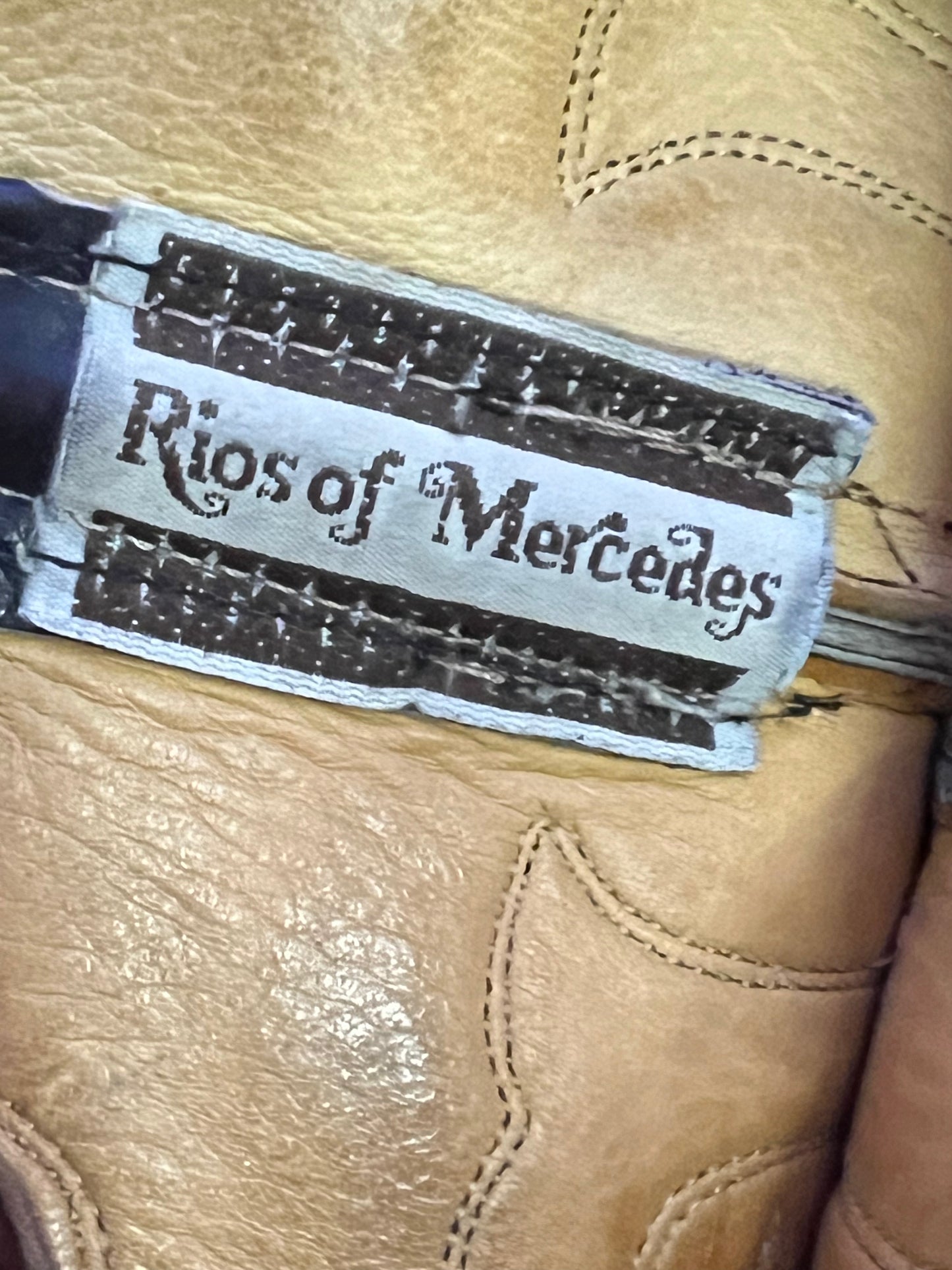 Vintage Rios De Mercedes Cowboy Boots Womens Size 6