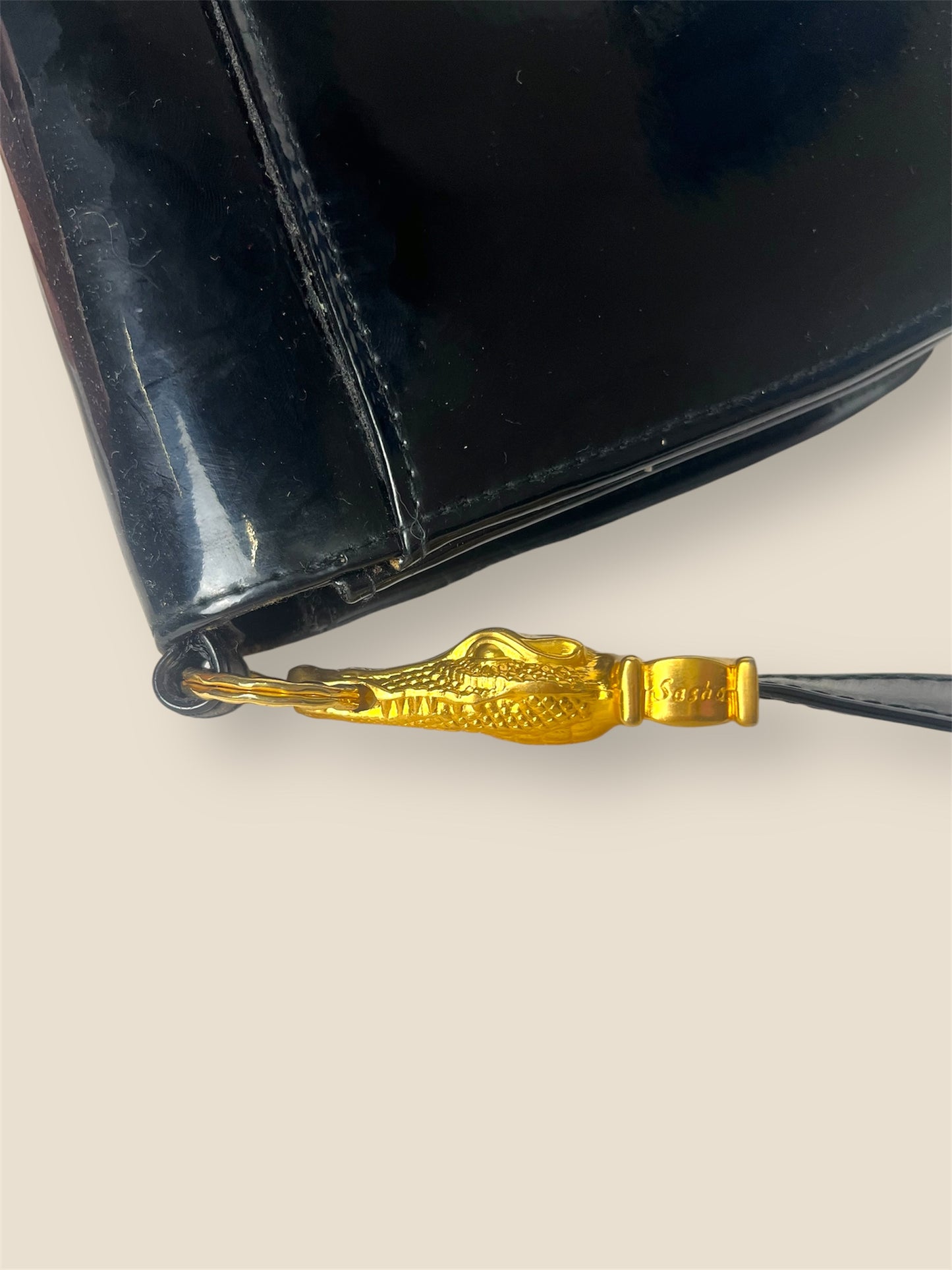 Vintage Alligator Hardware Purse