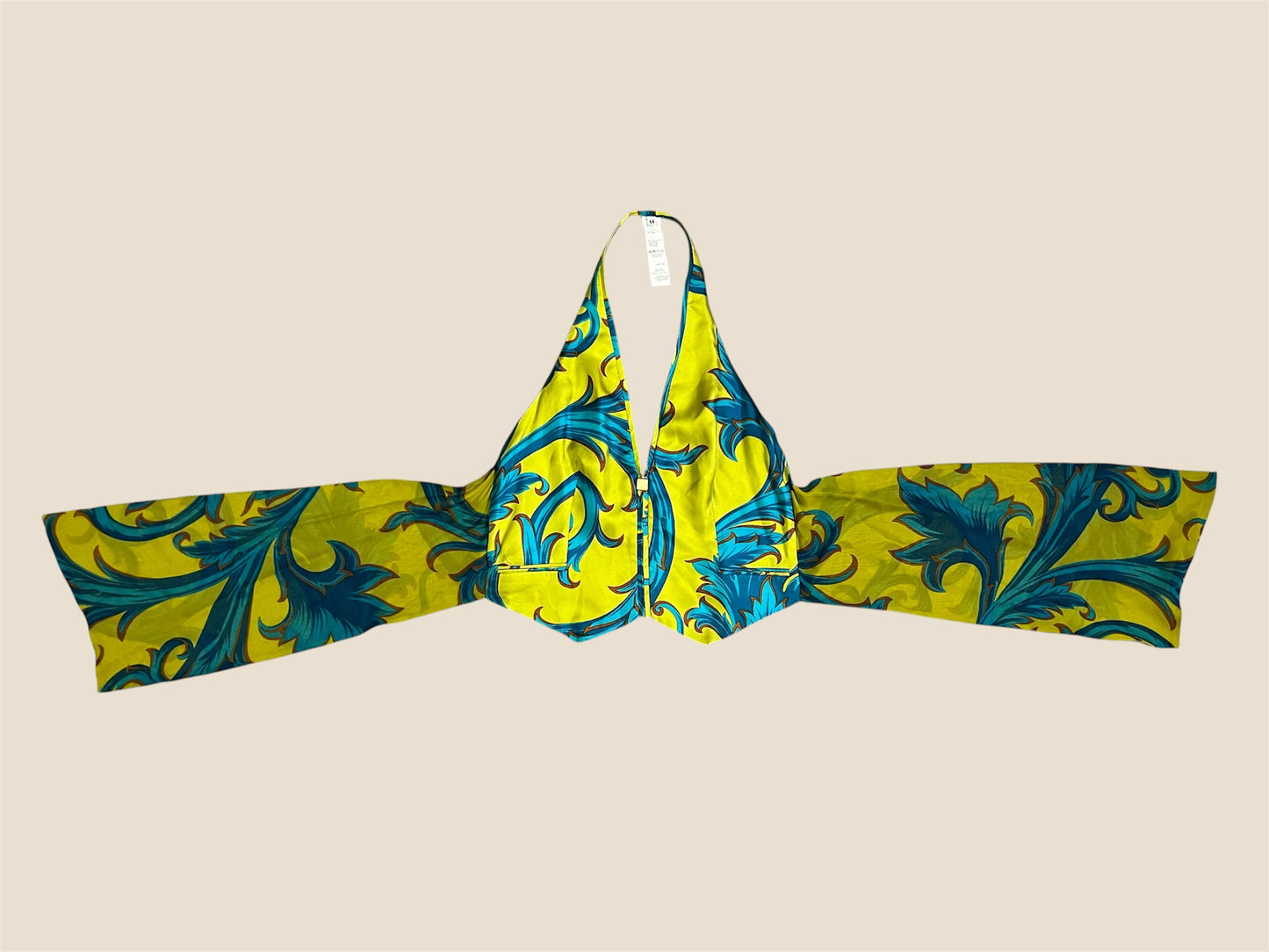 Vintage Silk Gianni Versace Halter Vest
